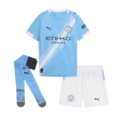 Kids' Manchester City Full Home Kit 25/26